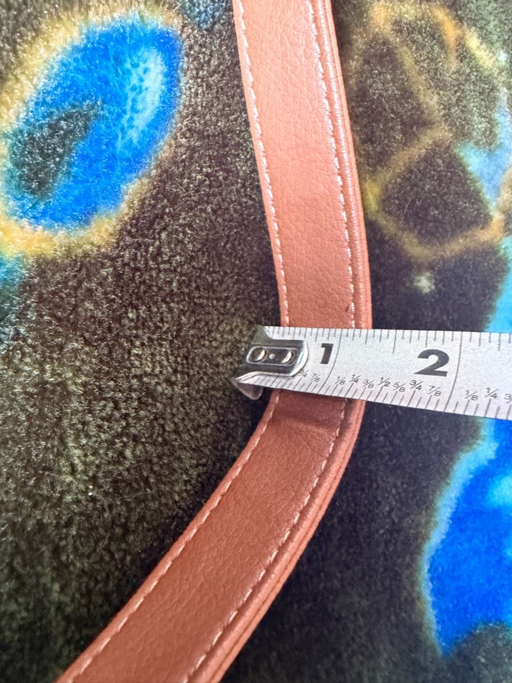 Charter Club Pebbled Leather Flap Crossbody in Tan - Picture 10 of 15
